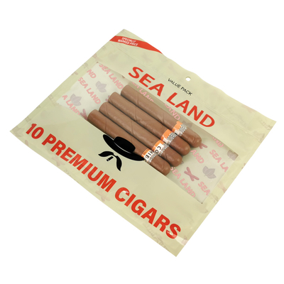 Sac à cigarettes résistant à l'humidité, sac d'emballage à feuilles naturelles pour tabac, sac d'emballage à cigarettes en film de polyester