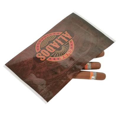 Sac en film polyester de qualité alimentaire pour désodorisant, fermeture à glissière, feuille d'aluminium, tabac, cigare, sac d'emballage en plastique