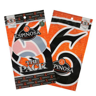 Sac d'emballage en plastique transparent pour cigares, sac de stockage en plastique pour cigares, sac à fermeture à glissière pour cigares et tabacs