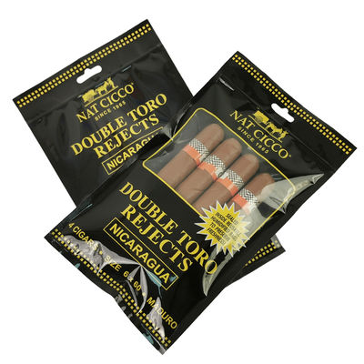 Emballage de tabac personnalisé Humidificateur Sacs en plastique Humidificateur de cigare humidifié Sacs humidificateurs pour 4-5 cigares avec hygromètre et diviseur