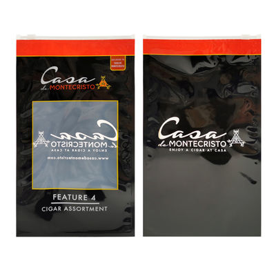 Impression en rotogravure PET/PE Sacs en plastique Sacs à fermeture latérale avec fermeture à glissière Sacoche à cigares Sacoche à tabac Sacoche Mylar pour emballage