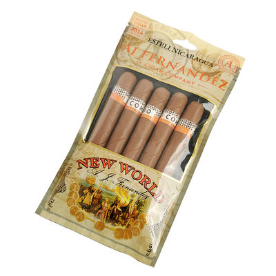 Sacs humidifiants pour cigares à fermeture à glissière imprimés sur mesure Sacs d'emballage de cigares humidifiés avec système d'hydratation pour les accessoires de cigares