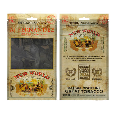 Sacs humidifiants pour cigares à fermeture à glissière imprimés sur mesure Sacs d'emballage de cigares humidifiés avec système d'hydratation pour les accessoires de cigares