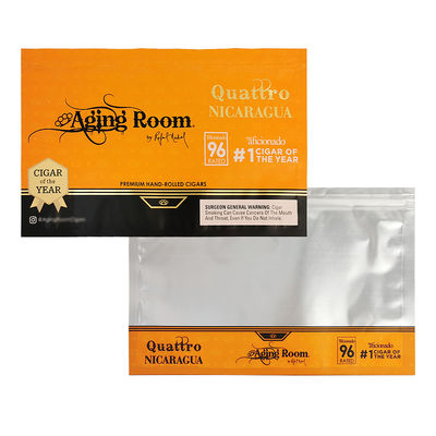 Sacs d'étanchéité latérale en PET/PE Sacs en plastique Sacs de tabac Sacs à cigarettes avec fermeture à glissière