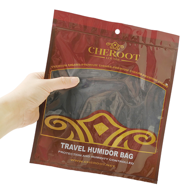 Sacs en plastique pour cigares de tabac sur mesure Sacs en plastique d'emballage Sacs pour cigares individuels Sacs d'humidité pour cigares