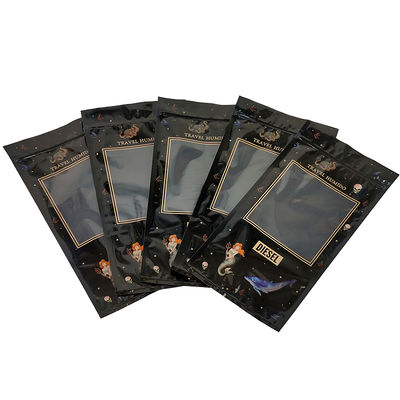 Étui de voyage à cigares de luxe en cuir personnalisé avec humidificateur, sac humidificateur portable doublé de cèdre, pochette Ziplock pour le contrôle de l'humidité