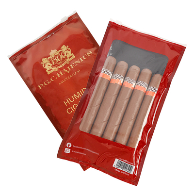 Sacs zippés en plastique pour l'humidification des cigares avec système humidificateur et éponge