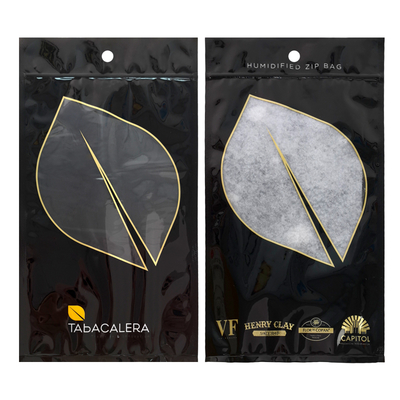 Emballage en plastique PE PET personnalisé résistant à l'humidité, fermeture à glissière réutilisable, sac Mylar, conception permanente pour les cigares de tabac, estampage à chaud