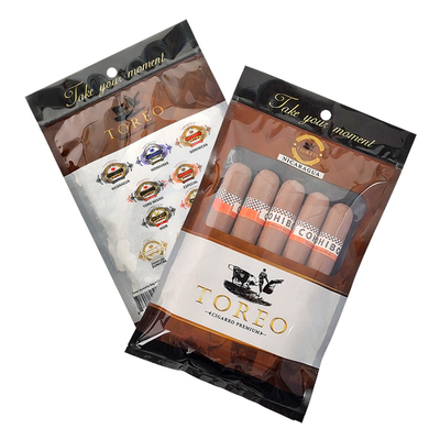 Nouveau design de sac humidor en plastique résistant à l'humidité avec fermeture à glissière conservant la fraîcheur de l'humidité