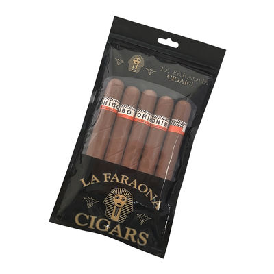 Étui de voyage à cigares de luxe en cuir personnalisé avec humidificateur, sac humidificateur portable doublé de cèdre, pochette Ziplock pour le contrôle de l'humidité