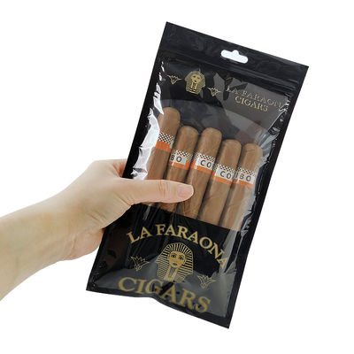 Étui de voyage à cigares de luxe en cuir personnalisé avec humidificateur, sac humidificateur portable doublé de cèdre, pochette Ziplock pour le contrôle de l'humidité