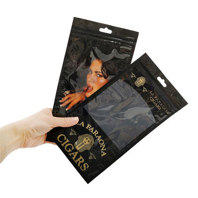 Étui de voyage à cigares de luxe en cuir personnalisé avec humidificateur, sac humidificateur portable doublé de cèdre, pochette Ziplock pour le contrôle de l'humidité