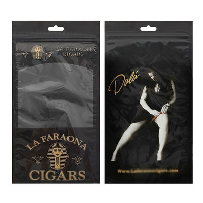 Étui de voyage à cigares de luxe en cuir personnalisé avec humidificateur, sac humidificateur portable doublé de cèdre, pochette Ziplock pour le contrôle de l'humidité