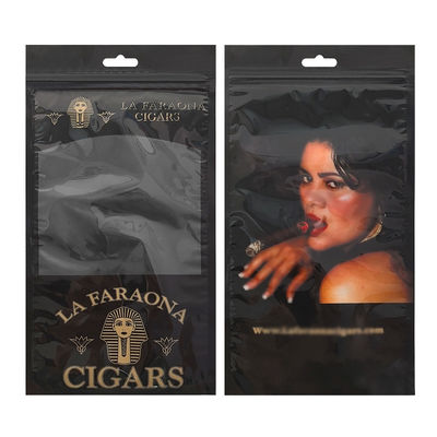 Étui de voyage à cigares de luxe en cuir personnalisé avec humidificateur, sac humidificateur portable doublé de cèdre, pochette Ziplock pour le contrôle de l'humidité