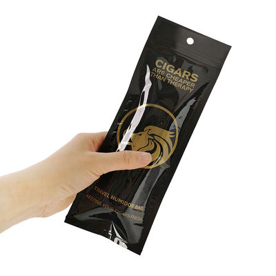 Impression personnalisée Plume de tabac en plastique scellable Remboursement individuel