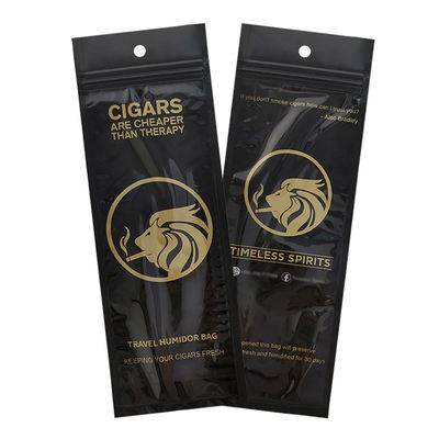 Impression personnalisée Plume de tabac en plastique scellable Remboursement individuel