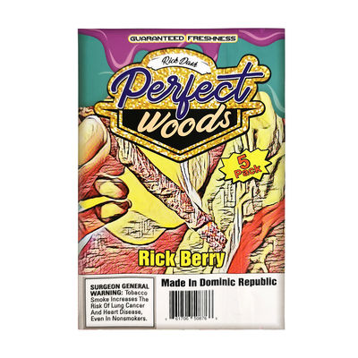 Vente directe d'usine Emballage Sac à cigares Matériau de tabac d'or Sac en plastique de haute qualité