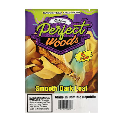 Logo personnalisé Feuille d'étanchéité à la chaleur Sac Mylar Humidité Emballage du tabac Fermeture à glissière Humidor en plastique Cigarette Fermeture à glissière Sacs d'humidité pour cigares