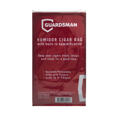 Logo personnalisé Humidité tabac Sacs à cigares Ziplock Cigar Humidor Sac d'emballage Voyage Humidité humidificateur Sac