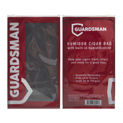 Logo personnalisé Humidité tabac Sacs à cigares Ziplock Cigar Humidor Sac d'emballage Voyage Humidité humidificateur Sac