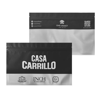 Sac d'emballage à fermeture à glissière pour cigares en plastique imprimé sur mesure avec fermeture à glissière Sac Mylar pour cigares de tabac