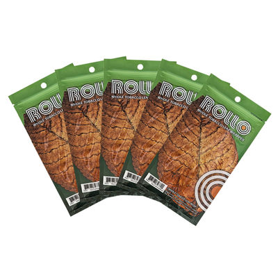 Sacs à fermeture éclair pour accessoires de fumeur à rouler à la main en plastique avec impression personnalisée, pour tabac, cigares, pochettes d'emballage hydratantes