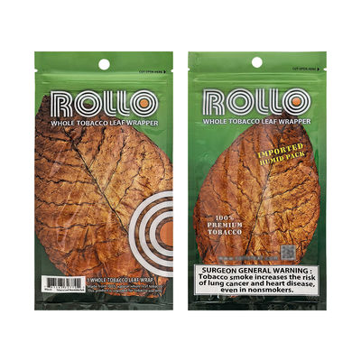 Sacs à fermeture éclair pour accessoires de fumeur à rouler à la main en plastique avec impression personnalisée, pour tabac, cigares, pochettes d'emballage hydratantes