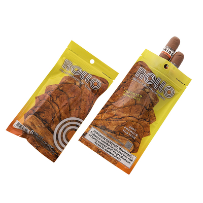 Sacs d'emballage de cigares à usage personnalisé en plastique mini portable pour les voyages Humidor