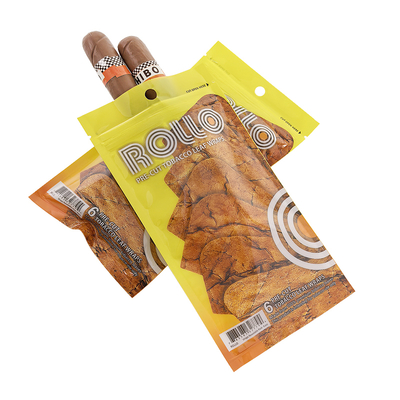 Sacs d'emballage de cigares à usage personnalisé en plastique mini portable pour les voyages Humidor