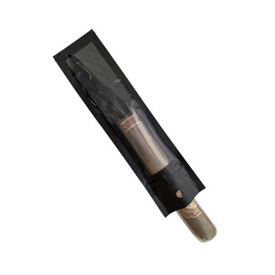 Sac à cigares portable transparent scellé sac de rangement hydratant sac d'hydratation pour cigares extérieur