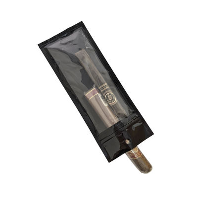 Sacs à cigares refermables en Mylar personnalisés, sacs en plastique pour accessoires de fumeur à rouler à la main, pochettes d'emballage pour l'hydratation des aliments