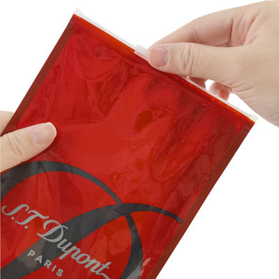 Emballage de cigares Sac professionnel 65-75% HR Portable Affichage d'hydratation de cigares Sacs à fermeture éclair en plastique Humidor Humidificateur Pochette à cigares