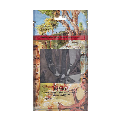 Le sac d'emballage de cigares en feuille d'humidité intérieure capable de contenir 5 cigares garantit la fraîcheur et protège les cigares contre les dommages.