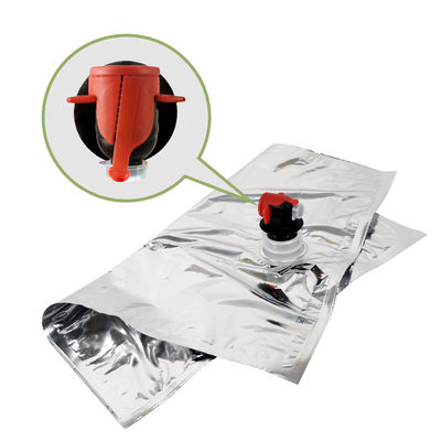 Sac à biberon en aluminium transparent sur mesure 5L emballage de jus de boisson sac à vin en boîte