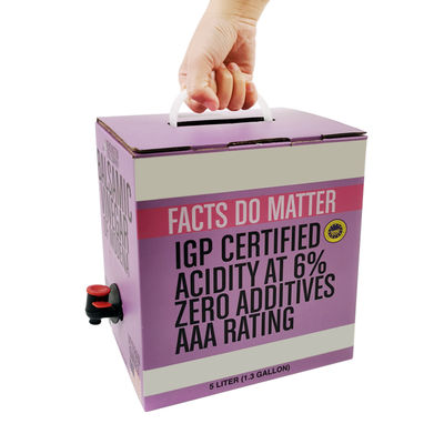 Sac à biberon en aluminium transparent sur mesure 5L emballage de jus de boisson sac à vin en boîte