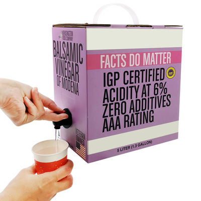 Sac à biberon en aluminium transparent sur mesure 5L emballage de jus de boisson sac à vin en boîte