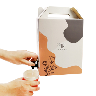 Boîte à café jetable personnalisée 1L/2L/3L avec valve de distribution