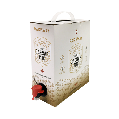 1L 1,5L 2L 3L 5L 96OZ BIB BAG Sac jetable en boîte Thé jus de café à emporter Boîte en papier avec distributeur