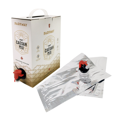 1L 1,5L 2L 3L 5L 96OZ BIB BAG Sac jetable en boîte Thé jus de café à emporter Boîte en papier avec distributeur