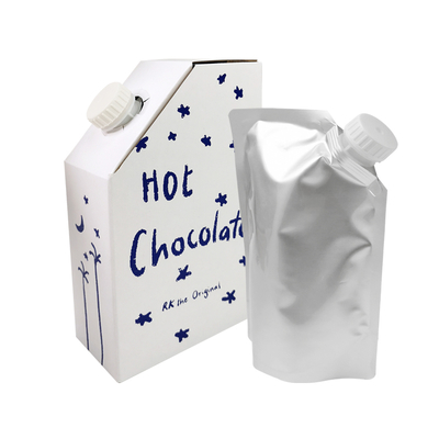 1L 3L 5L Carton de café en papier kraft Sac BIB en carton de café Sac de café jetable en carton avec distributeur de liquide à vanne