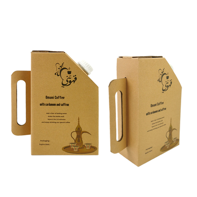 1L / 2L / 3L / 5L sac de boisson à main jetable sac à café bib en boîte