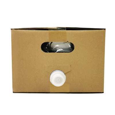 Sac en boîte de 5L, 10L, 20L, qualité alimentaire, transparent, aseptique, pour emballage de vin et de jus en plastique avec robinet et conteneur en carton BIB