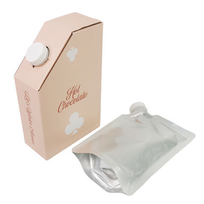1L 1,5L 2L 3L 5L 96OZ BIB BAG Sac jetable en boîte Thé jus de café à emporter Boîte en papier avec distributeur