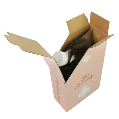 1L 1,5L 2L 3L 5L 96OZ BIB BAG Sac jetable en boîte Thé jus de café à emporter Boîte en papier avec distributeur