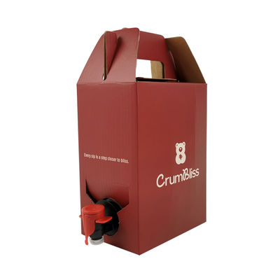Tap avec sac dans la boîte Solution d'emballage Résistant à la fuite Container adapté pour le stockage des liquides et des aliments