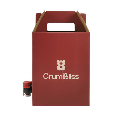 1L-10L Sac de remplissage de biberon pour boissons aseptiques dans la boîte de scellé thermique Sac en aluminium pour vin et jus avec robinet Vitop pour eau minérale