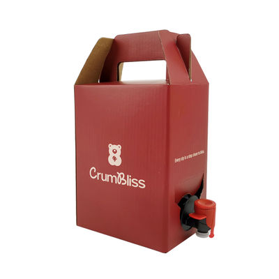 1L-10L Sac de remplissage de biberon pour boissons aseptiques dans la boîte de scellé thermique Sac en aluminium pour vin et jus avec robinet Vitop pour eau minérale