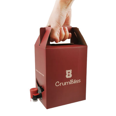 1L-10L Sac de remplissage de biberon pour boissons aseptiques dans la boîte de scellé thermique Sac en aluminium pour vin et jus avec robinet Vitop pour eau minérale