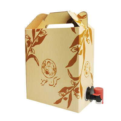 Solutions d'emballage de sacs en boîte certifiées ISO Accessoires personnalisés, y compris le robinet pour le stockage et la distribution de liquides