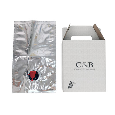 Sac en boîte à bec verseur facile à distribuer et sans poignée pour un emballage polyvalent